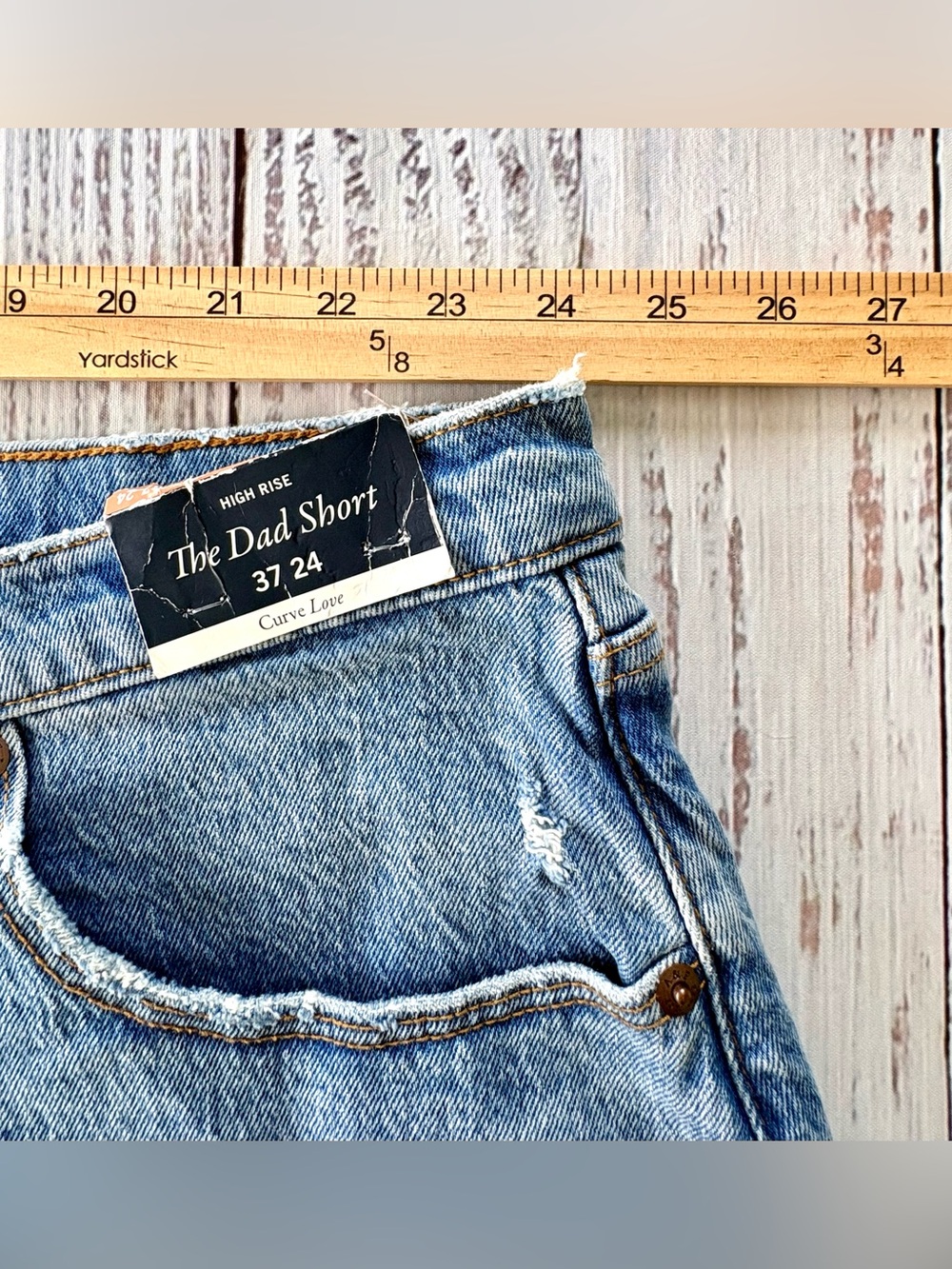 NWT Abercrombie Curve Love Dad Shorts High Rise Size 24 - Picture 5 of 11